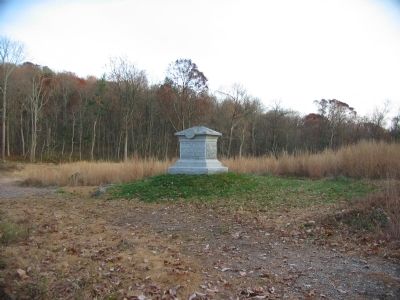Monument in the D Shaped Field. Click for full size. Monument in the D Shaped Field image. Click for full size.