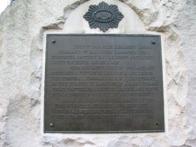 Back of Monument. Click for full size. Back of Monument image. Click for full size.