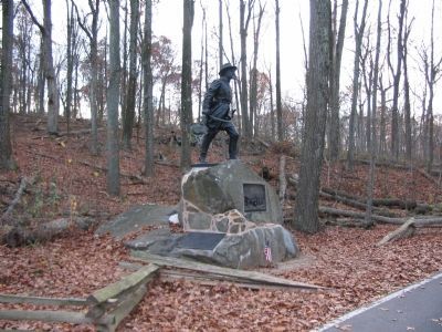 Major William Wells Monument. Click for full size. Major William Wells Monument image. Click for full size.