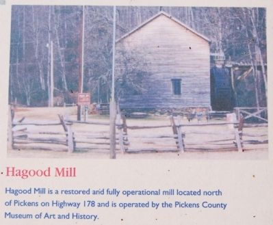 Golden Creek Mill - Hagood Mill image. Click for full size.