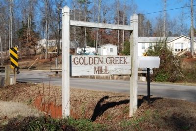 Golden Creek Mill Sign image. Click for full size.