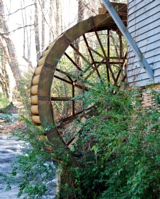 Golden Creek Mill - Water Wheel image. Click for full size.