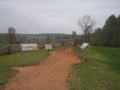 Marker in Appomattox Court House National Historical Park image. Click for full size.