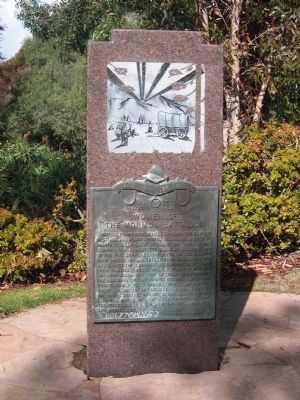 Front of Base: Women of the Mormon Battalion Marker. Click for full size. Front of Base: Women of the Mormon Battalion Marker image. Click for full size.