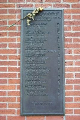 Athens County Vietnam War Memorial. Click for full size. Athens County Vietnam War Memorial image. Click for full size.