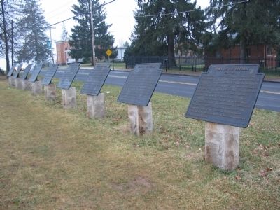 Itinerary Tablets in Near the National Cemetery. Click for full size. Itinerary Tablets in Near the National Cemetery image. Click for full size.