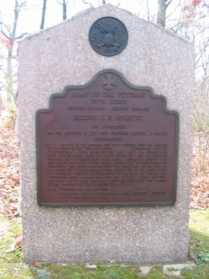 Second U.S. Infantry Tablet. Click for full size. Second U.S. Infantry Tablet image. Click for full size.