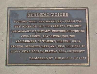 Student Voices Marker. Click for full size. Student Voices Marker image. Click for full size.