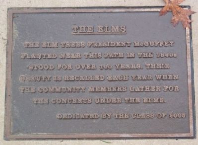 The Elms Marker. Click for full size. The Elms Marker image. Click for full size.