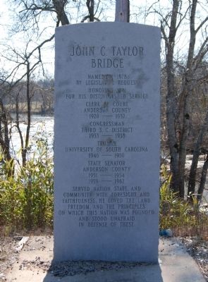John C. Taylor Bridge Marker image. Click for full size.