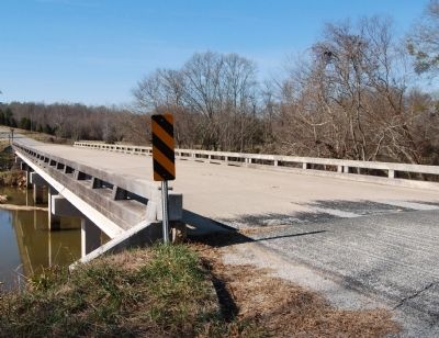 John C. Taylor Bridge -<br>Looking Southwest Across the Saluda River image. Click for full size.