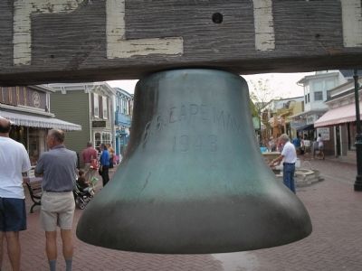 Ship's Bell from S. S. Cape May image. Click for full size.