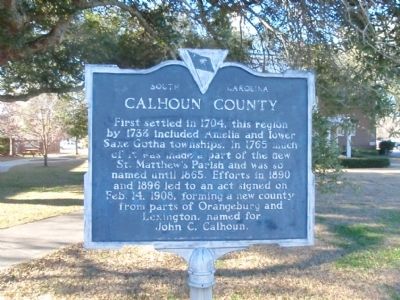 Calhoun County Marker image. Click for full size.