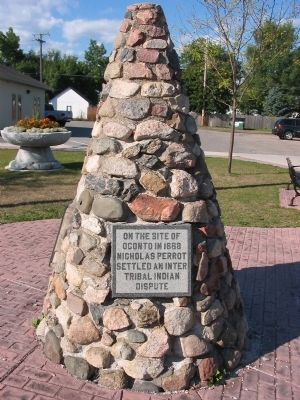 Nicholas Perrot Marker. Click for full size. Nicholas Perrot Marker image. Click for full size.