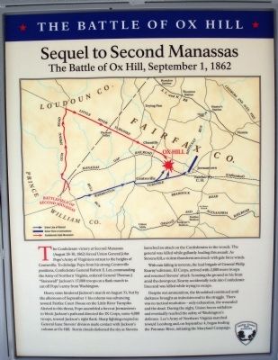 Sequel to Second Manassas Marker image. Click for full size.