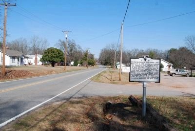 Boonesborough Township (1763) Marker -<br>Looking North Along Highway 184 image. Click for full size.