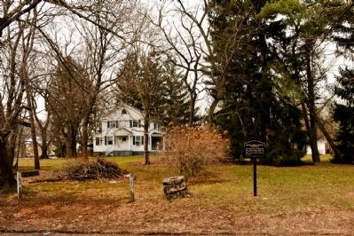 Captain Joshua Huddy's Homestead Marker. Click for full size. Captain Joshua Huddy's Homestead Marker image. Click for full size.