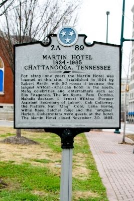 Martin Hotel Marker. Click for full size. Martin Hotel Marker image. Click for full size.
