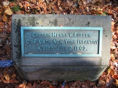 Captain Henry V. Fuller Marker. Click for full size. Captain Henry V. Fuller Marker image. Click for full size.
