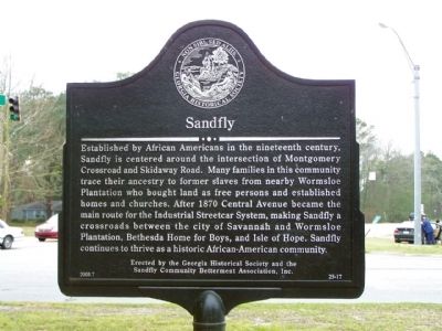 Sandfly Marker. Click for full size. Sandfly Marker image. Click for full size.
