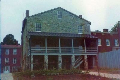 The Stonewall Jackson House Rear view image. Click for full size.