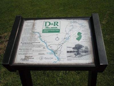 Delaware & Raritan Canal State Park Marker image. Click for full size.