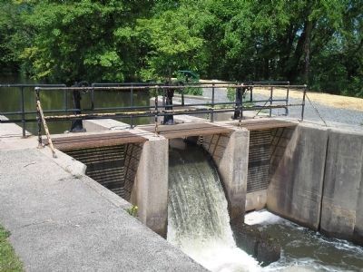 Lock on the D&R Canal. Click for full size. Lock on the D&R Canal image. Click for full size.