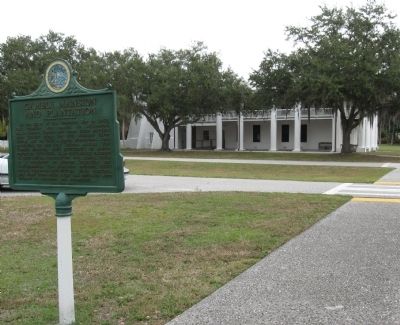 Gamble Mansion and Plantation Marker. Click for full size. Gamble Mansion and Plantation Marker image. Click for full size.