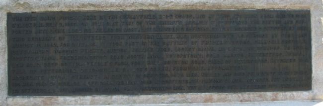 Plaque at Lower Left. Click for full size. Plaque at Lower Left image. Click for full size.