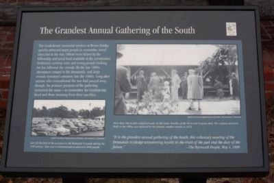Plaque 3, The Grandest Annual Gathering of the South image. Click for full size.