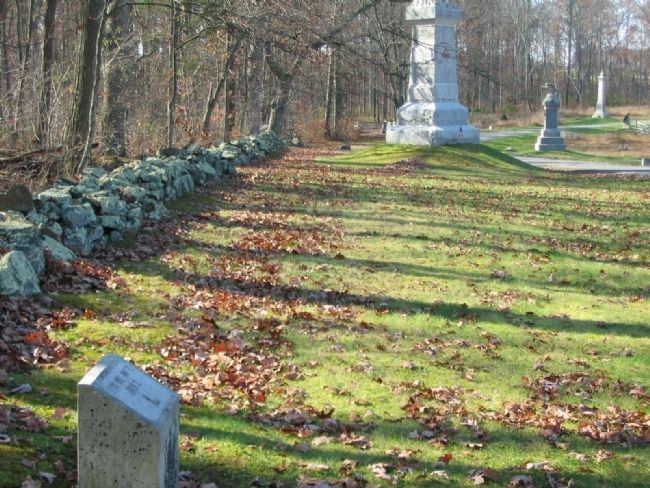 17th Maine Position from the Left Flank. Click for full size. 17th Maine Position from the Left Flank image. Click for full size.