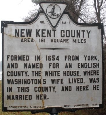 Henrico County/New Kent County Marker image. Click for full size.