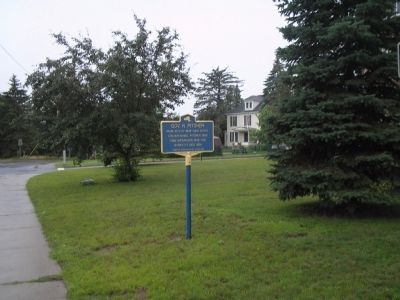Marker in Hudson Falls. Click for full size. Marker in Hudson Falls image. Click for full size.