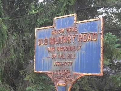 Old Military Road Marker. Click for full size. Old Military Road Marker image. Click for full size.