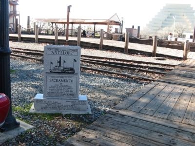 Wide View of Front - Pony Express River Steamer “Antelope”. Click for full size. Wide View of Front - Pony Express River Steamer “Antelope” image. Click for full size.