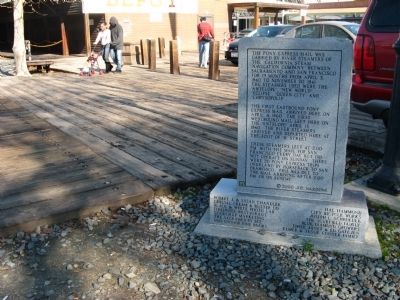 Wide View of Back - Pony Express River Steamer “Antelope”. Click for full size. Wide View of Back - Pony Express River Steamer “Antelope” image. Click for full size.