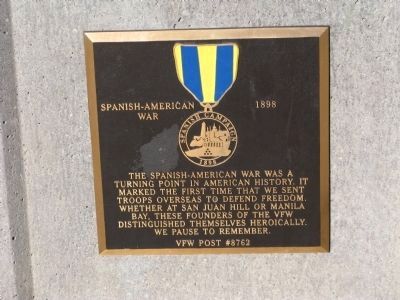 <i>First Marker:</i> Spanish-American War image. Click for full size.