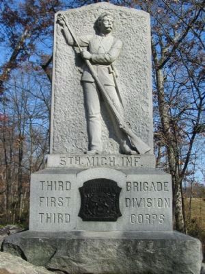 5th Michigan Infantry Monument image. Click for full size.