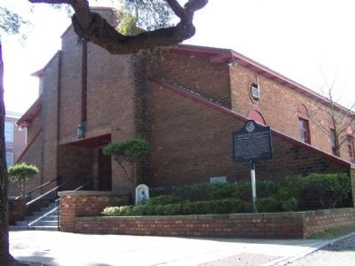 St. Benedict the Moor Catholic Church and Marker. Click for full size. St. Benedict the Moor Catholic Church and Marker image. Click for full size.