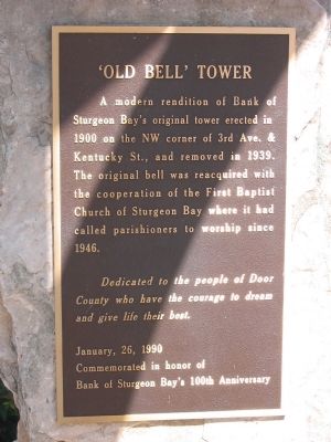 'Old Bell' Tower Marker image. Click for full size.