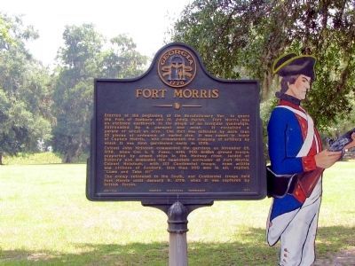 Fort Morris Marker image. Click for full size.