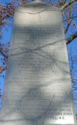 Back of Monument. Click for full size. Back of Monument image. Click for full size.