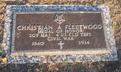 Christian Fleetwood grave marker image. Click for full size.