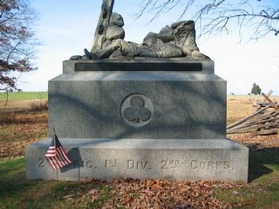 116th Pennsylvania Infantry Monument. Click for full size. 116th Pennsylvania Infantry Monument image. Click for full size.