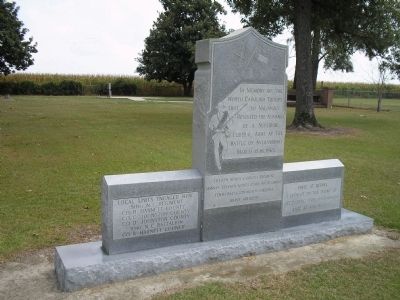 North Carolina Troops Marker. Click for full size. North Carolina Troops Marker image. Click for full size.