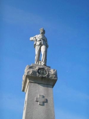 Closeup of 14th New Jersey Infantry Regiment Monument image. Click for full size.
