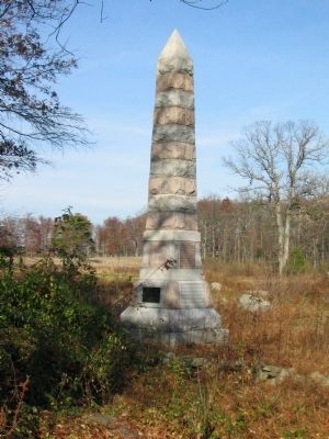 6th Pennsylvania Reserves Monument. Click for full size. 6th Pennsylvania Reserves Monument image. Click for full size.