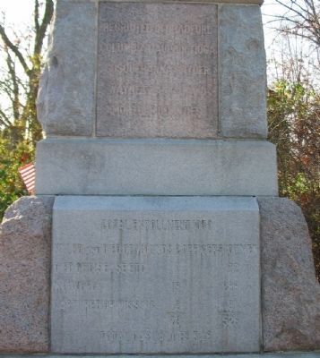 Back of Monument. Click for full size. Back of Monument image. Click for full size.