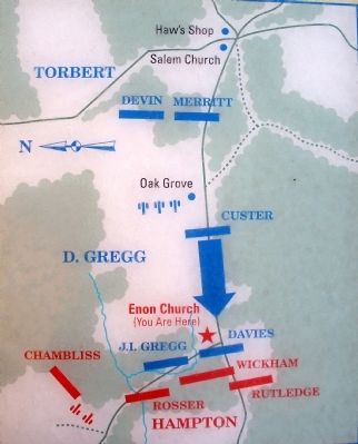 Map of the Haw's Shop Battlefield image. Click for full size.