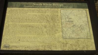 North River Bridge Marker image. Click for full size.